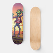 Die Straßen mit Zombie-Stil gestört!" Skateboard (Vorderseite)