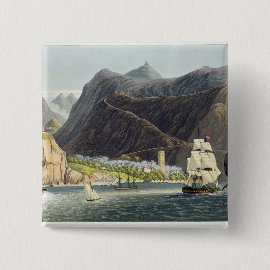Die Straßen, St. Helena, graviert von Robert Button (Vorderseite)