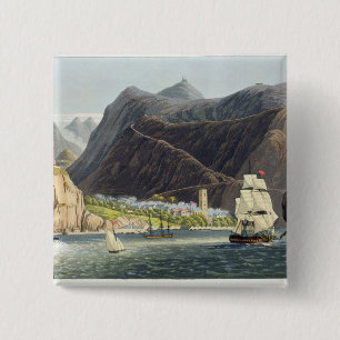 Die Straßen, St. Helena, graviert von Robert Button