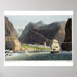 Die Straßen St. Helena, mit der Gravur von Robert Poster
