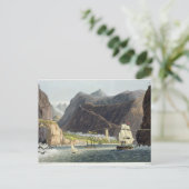 Die Straßen St. Helena, mit der Gravur von Robert Postkarte (Stehend Vorderseite)