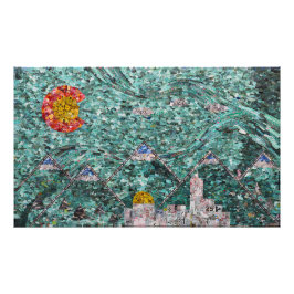 Die Straßen von Denver 35x21 Foto drucken