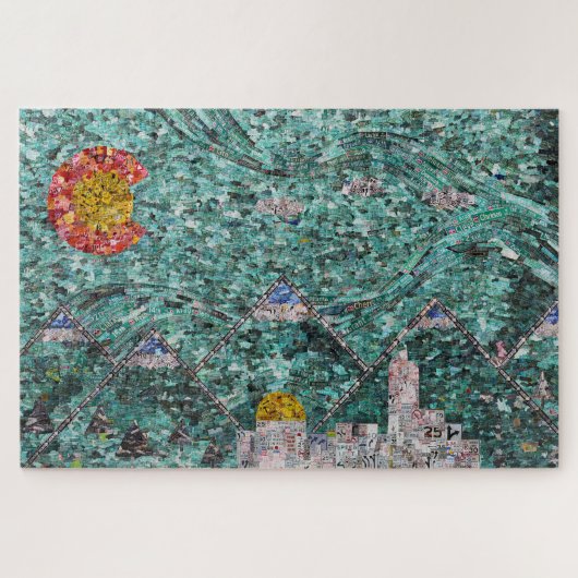 Die Straßen von Denver Puzzle (Horizontal)