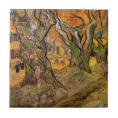 Die Straßen von Vincent van Gogh Fliese (Vorderseite)