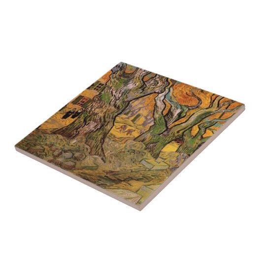 Die Straßen von Vincent van Gogh Fliese (Seite)