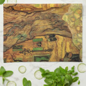 Die Straßen von Vincent van Gogh Geschirrtuch (Gefaltet)