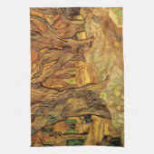 Die Straßen von Vincent van Gogh Geschirrtuch (Vertikal)