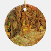 Die Straßen von Vincent van Gogh Keramikornament (Hinten)