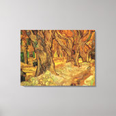 Die Straßen von Vincent van Gogh Leinwanddruck (Vorderseite)