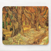 Die Straßen von Vincent van Gogh Mousepad (Vorne)