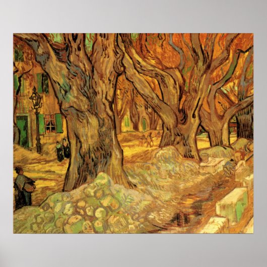 Die Straßen von Vincent van Gogh Poster (Vorne)