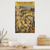 Die Straßen zum Himmel und zur Hölle Poster (Küche)