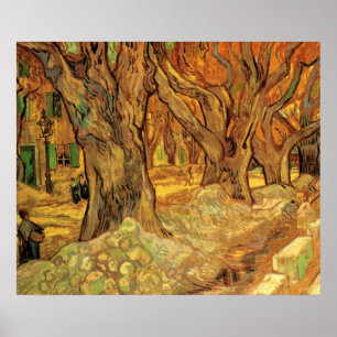 Die Straßenarbeiter von Vincent van Gogh Poster