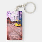 Die Straßenbahn Schlüsselanhänger (Rückseite)