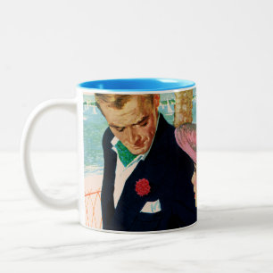 Die Strategie der Liebe Zweifarbige Tasse