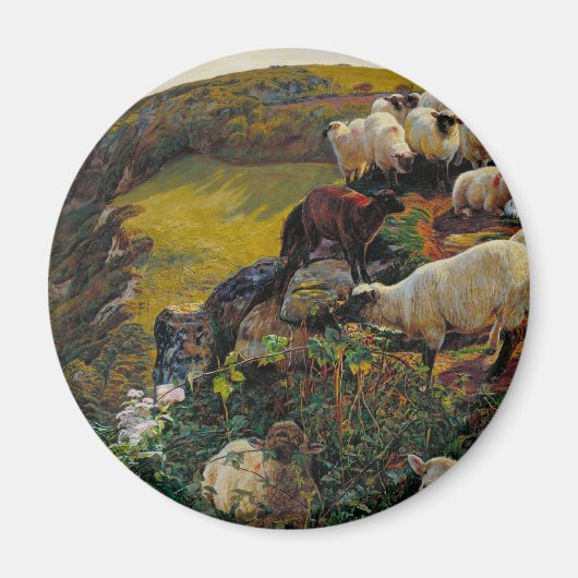 Die Strayed Sheep Magnet (Vorne)