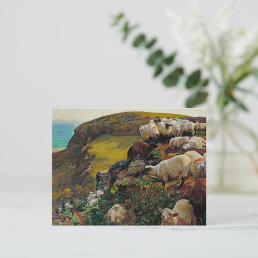 Die Strayed Sheep Postkarte (Stehend Vorderseite)