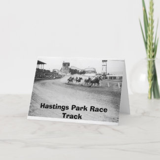 die Strecke, Hastings Park Race Track Karte