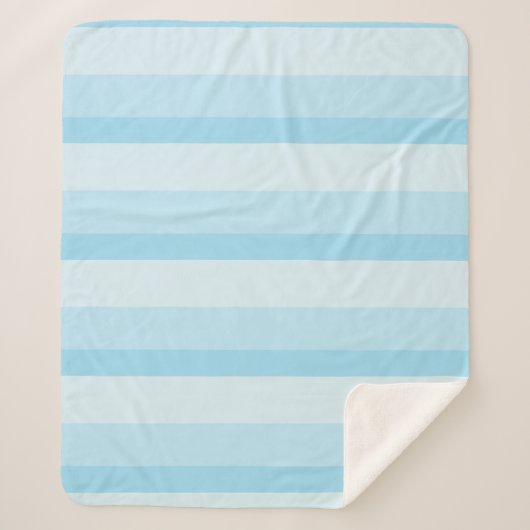 Die Streifen in türkisfarbenen Tönen Sherpadecke (Vorderseite)