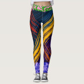 Die Streifen Leggings (Vorderseite)
