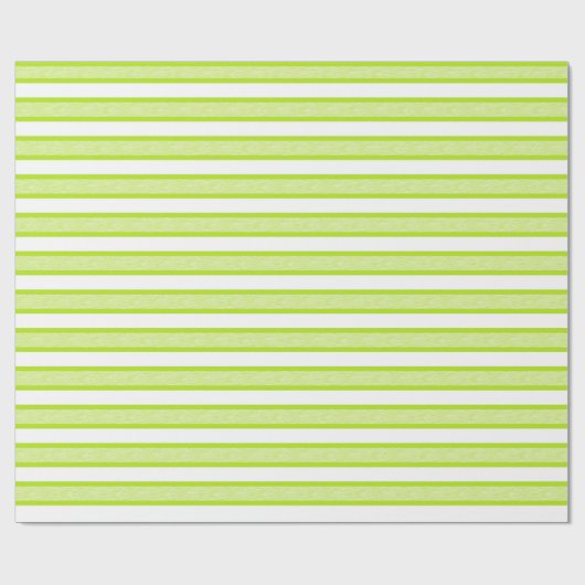 Die Streifen sind grün Geschenkpapier (Flach)
