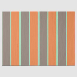 Die Streifen sind grün, grau und orange Seidenpapier