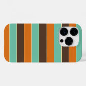 Die Streifen sind grün, schwarz und orange Case-Mate iPhone Hülle (Rückseite (Horizontal))