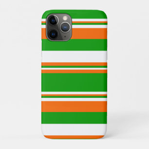 Die Streifen sind grün, weiß und orange Case-Mate iPhone Hülle