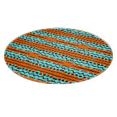 Die Streifen sind in Aquarellfarben gehalten, farb Schneidebrett (Ecke)