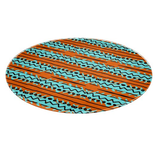 Die Streifen sind in Aquarellfarben gehalten, farb Schneidebrett (Ecke)