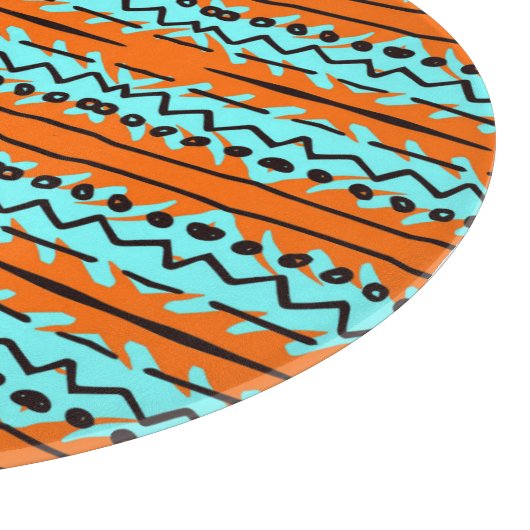 Die Streifen sind in Aquarellfarben gehalten, farb Schneidebrett (Ecke)