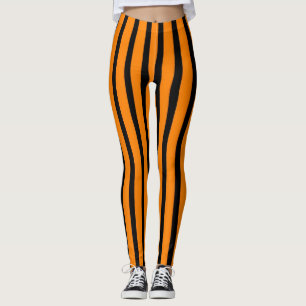 Die Streifen von Halloween Leggings