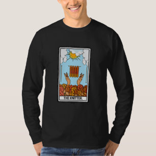 Die Strickerin Tarot Karte Stricken Stricken Mut T-Shirt