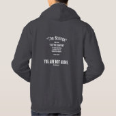 Die Strings Hoodie (Rückseite)