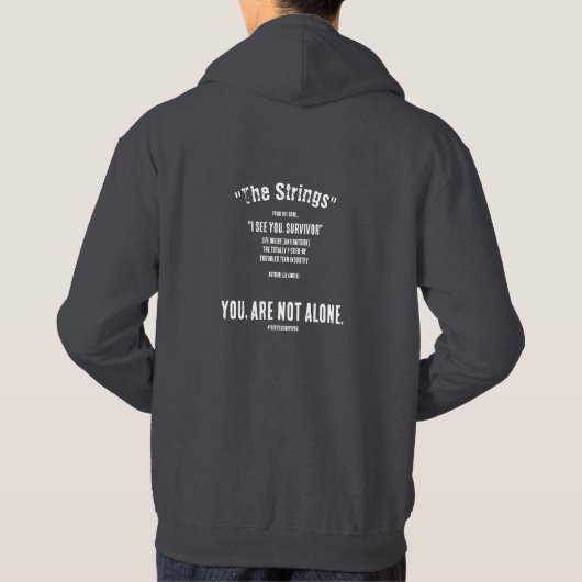 Die Strings Hoodie (Rückseite)