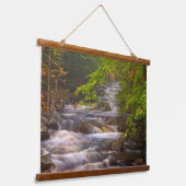 Die Ströme entlang des Appalachian Trail Wandteppich Mit Holzrahmen (Gewinkelt)