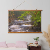 Die Ströme entlang des Appalachian Trail Wandteppich Mit Holzrahmen (Schlafzimmer)