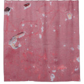 Die Struktur der alten Wand mit Kratzern, Rissen Duschvorhang (Vorderseite)