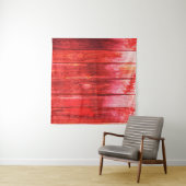 Die Struktur der Wand aus hellem rotem Holz. Holzs Wandteppich (Beispiel (Horizontal))