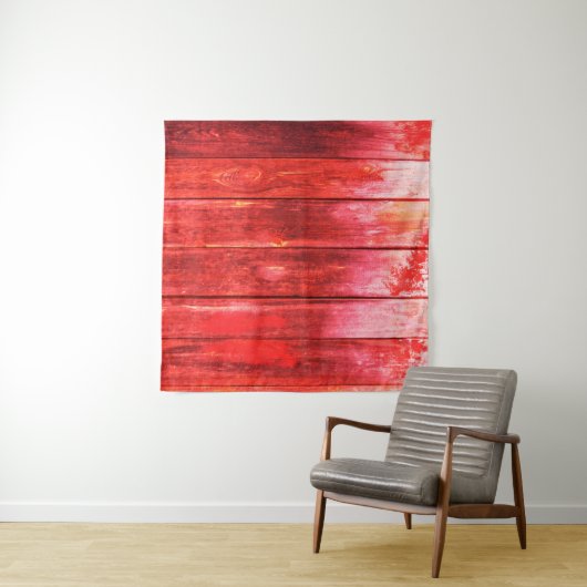 Die Struktur der Wand aus hellem rotem Holz. Holzs Wandteppich (Beispiel (Horizontal))