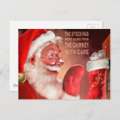 Die Strümpfe wurden von den c Postkarte (Vorne/Hinten)