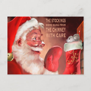 Die Strümpfe wurden von den c Postkarte