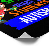 Die Studenten rocken die SpektrumAutismus Poster (Ecke)