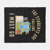 Die Studenten rufen an, ich muss gehen Fleecedecke (Vorderseite (Horizontal))