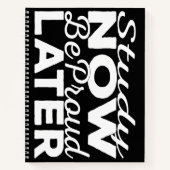 Die Studie ist jetzt stolz darauf. Notizblock (Vorderseite)