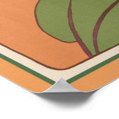 Die Stunde des Stillen Jugendstils Poster (Ecke)