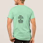 die Stunde Tri-Blend Shirt (Rückseite)