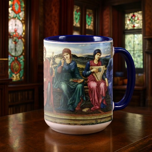 Die Stunden von Präraffaelit Edward Burne-Jones Tasse