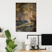 Die Sturm Küste der Ahnen Wandkunst Poster (Heimbüro)