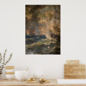 Die Sturm Küste der Ahnen Wandkunst Poster (Küche)